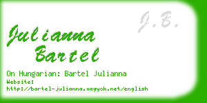 julianna bartel business card